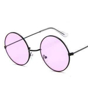 2018 New Round Sunglasses Women Fashion Vintage Oculos Ocean Lens Sun Glasses UV400 Transparent Lunette De Soleil Femme