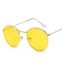 Load image into Gallery viewer, 2019 Fashion Oval Sunglasses Women Brand Designe Small Metal Frame Steampunk Retro Sun Glasses Female Oculos De Sol UV400