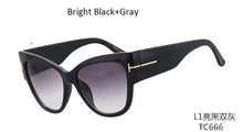 Load image into Gallery viewer, 2019 New Tom Fashion Brand Designer Cat Eye Women Sunglasses Female Gradient Points Sun Glasses Big Oculos feminino de sol
