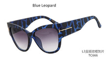 Load image into Gallery viewer, 2019 New Tom Fashion Brand Designer Cat Eye Women Sunglasses Female Gradient Points Sun Glasses Big Oculos feminino de sol