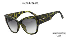 Load image into Gallery viewer, 2019 New Tom Fashion Brand Designer Cat Eye Women Sunglasses Female Gradient Points Sun Glasses Big Oculos feminino de sol