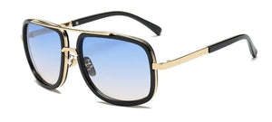 2019 New Fashion Big Frame Sunglasses Men Square Fashion Glasses for Women High Quality Retro Sun Glasses Vintage Gafas Oculos