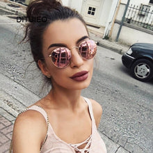 Load image into Gallery viewer, New Brand Designer Vintage Oval Sunglasses Women Retro Clear Lens Eyewear Round Sun Glasses For Female Ladies Oculos De Sol